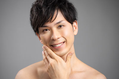 男性ヒゲ脱毛イメージ